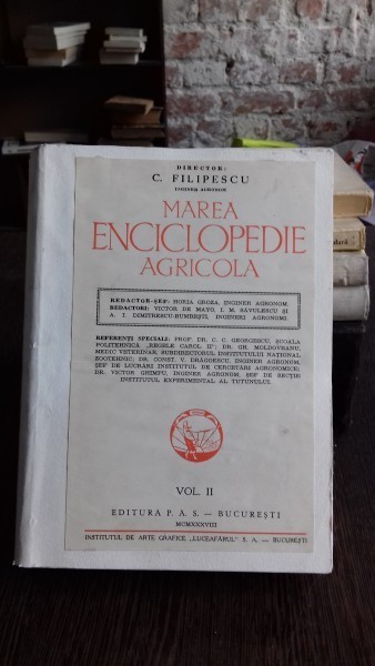 MAREA ENCICLOPEDIE AGRICOLA - C. FILIPESCU VOL.2 foto mare MAREA ENCICLOPEDIE AGRICOLA - C. FILIPESCU VOL.2 foto mare