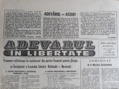 ZIAR &amp;quot;ADEVARUL IN LIBERTATE&amp;quot; CLUJ - ANUL II NR. 11 - EXPRESIE A OPINIEI PUBLICE foto