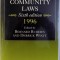 BASIC COMMUNITY LAWS - 6TH EDITION , edited by BERNARD RUDDEN and DERRICK WYATT