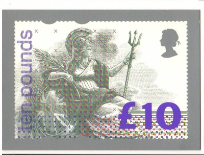 CPI B 10227 CARTE POSTALA - REPRODUCERE DE PE UN TIMBRU DE 10 LIRE, 1993 foto