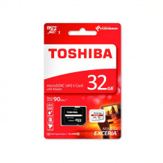 Card Memorie Toshiba Exceria MicroSDHC 32 GB Clasa 10 + Adaptor SD (90MB/s) foto
