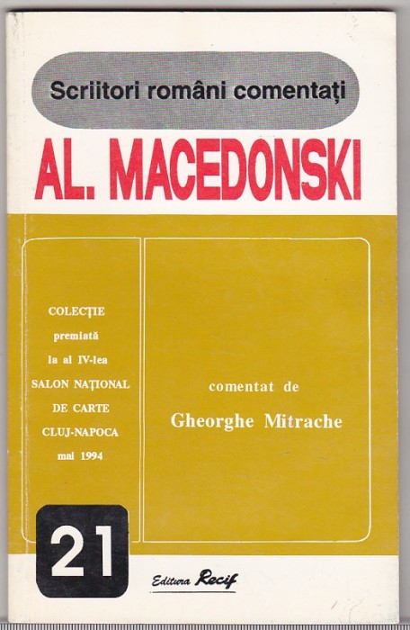 Gh Mitrache - Al Macedonski