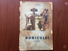 nepotica bunicului barto carte poezii ilustrata desene editura tineretului 1956 foto