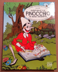 Aventurile Lui Pinocchio In Benzi Desenate cu textul integral de Carlo Collodi foto