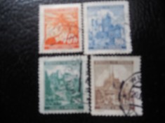 timbre deutsches reich -BOHMEN UND MAHREN -SERIE ,MI 38/41-STAMPILATE foto