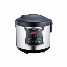 Multicooker 900 w, 5 l, 24 functii, magitec, afisaj electronic + Mixer electric, spuma lapte, Cadou foto