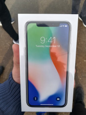 Iphone X 64GB Silver Sigilat foto