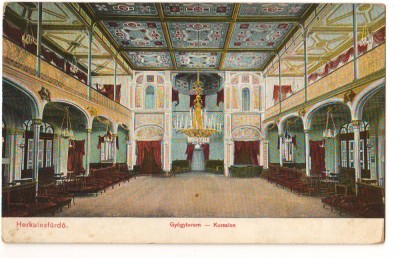 CPI B 10229 CARTE POSTALA - HERKULESFURDO. BAILE HERCULANE, 1911 foto