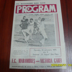 program FC Maramures BM - Victoria Carei