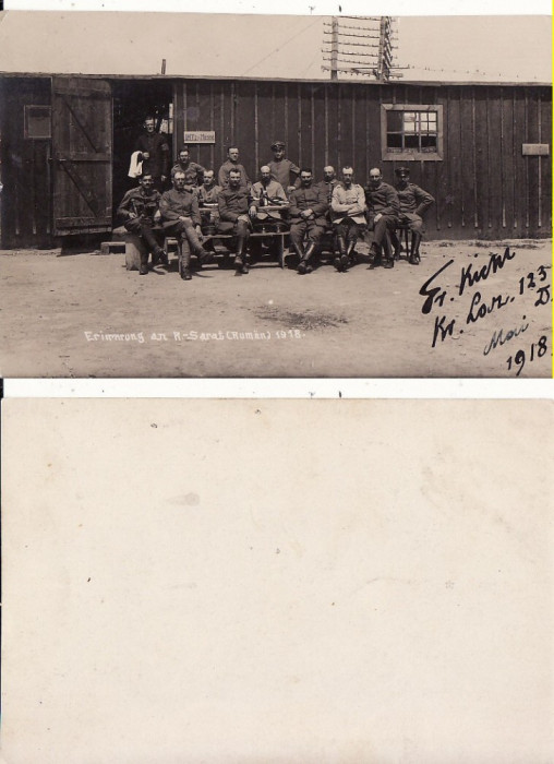 Ramnicu Sarat - tema militara, razboi, WK1, WWI-1918- rara