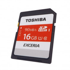 Card Memorie Toshiba Exceria MicroSDHC 16 GB Clasa 10 + Adaptor SD (90MB/s) foto