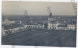 1222 - SALONTA, SYNAGOGUE &amp; Market, Romania - old postcard, real PHOTO - unused