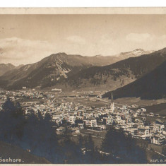 CPI B 10214 CARTE POSTALA - DAVOS GEGEN SEEHORN, 1920