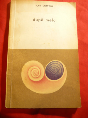 Ion Barbu - Dupa melci - Ed. Tineretului 1966 ,ilustratii Sabin Balasa foto