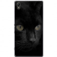 Husa Black Cat Face Sony Xperia Z1 C6902 L39h foto