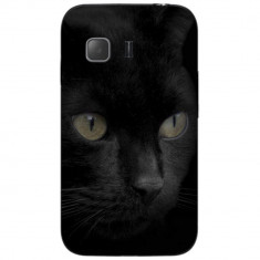 Husa Black Cat Face SAMSUNG Galaxy Young 2 foto