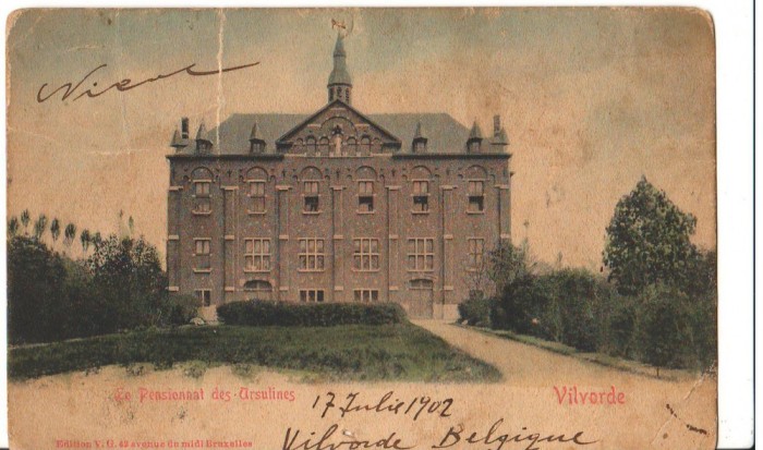 CPI B 10251 CARTE POST - LE PENSIONNAT URSULINES. MUZEUL URSULINELOR BRUXELLES
