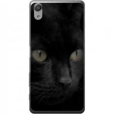 Husa Black Cat Face Sony Xperia X Performance foto