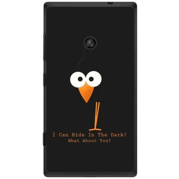 Husa Funny Crow Nokia Lumia 520 foto mare Husa Funny Crow Nokia Lumia 520 foto mare