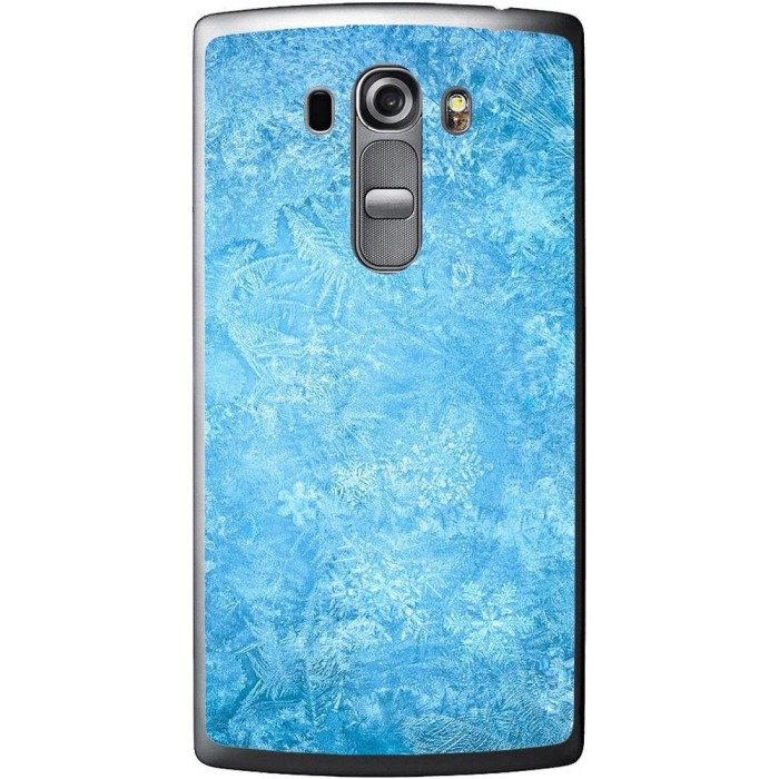Husa Frozen Ice Snowflake LG G4 Beat G4s H735 foto mare Husa Frozen Ice Snowflake LG G4 Beat G4s H735 foto mare