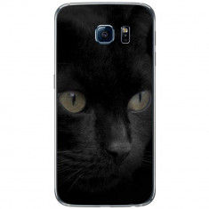Husa Black Cat Face SAMSUNG Galaxy S6 foto