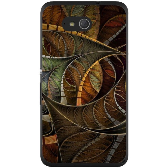Husa Abstract Brown Illusion Pattern Sony Xperia E4g E2003 foto mare Husa Abstract Brown Illusion Pattern Sony Xperia E4g E2003 foto mare
