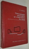 Tehnologia stantarii si matritarii la rece -1977