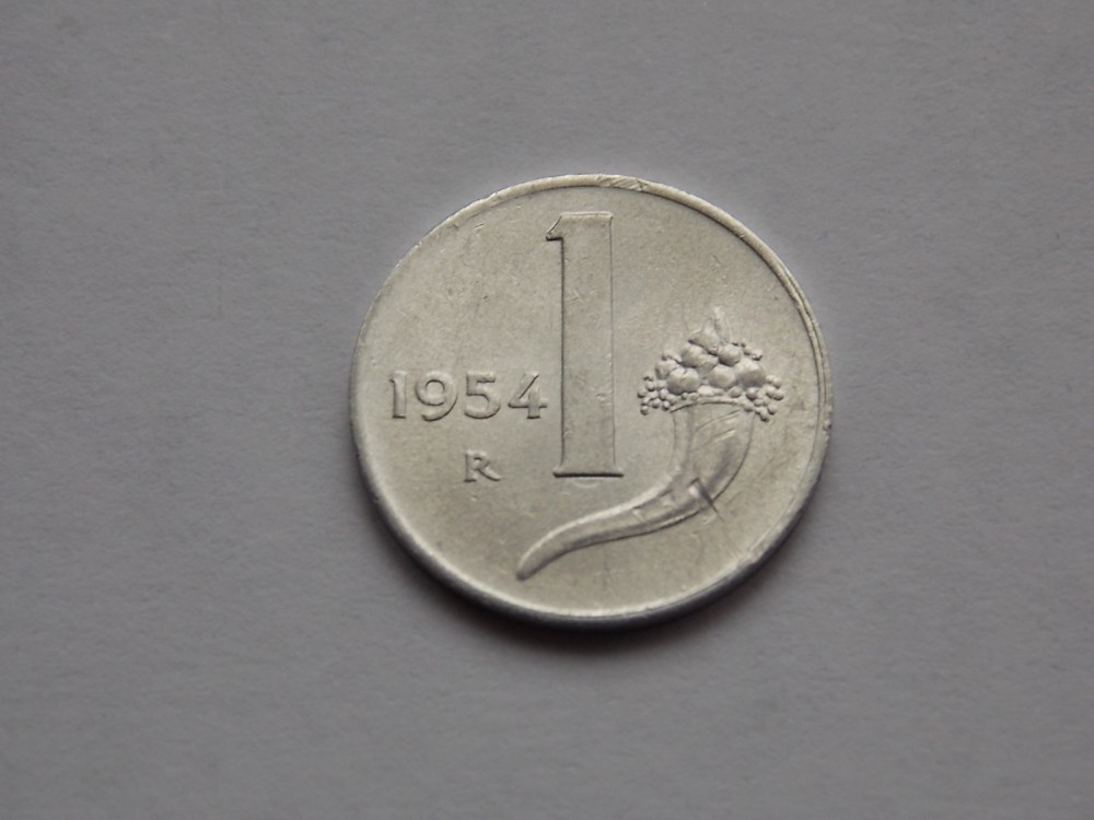 1 LIRA 1954 ITALIA arhiva Okazii.ro