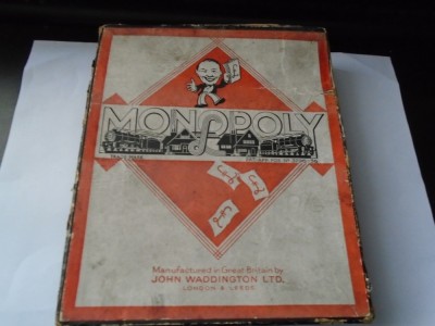 bnk jc Monopoly - UK - John Waddington Ltd - editie interbelica foto