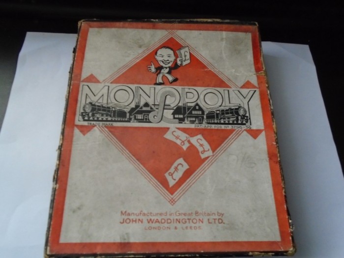 bnk jc Monopoly - UK - John Waddington Ltd - editie interbelica