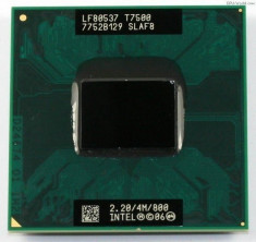 INTEL Pentium Core 2 Duo T7500 SLAF8 socket P 478 p478 Peste t7300 t7100 ca NOU foto