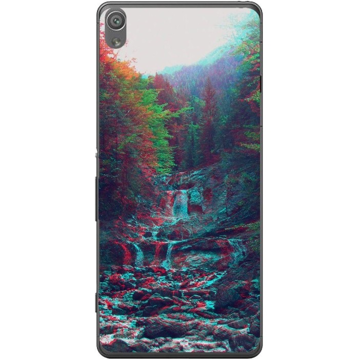 Husa Glitchy Forest Sony Xperia Xa foto mare Husa Glitchy Forest Sony Xperia Xa foto mare