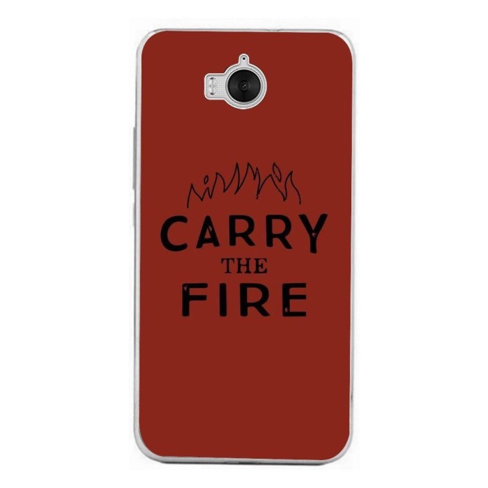 Husa Carry The Fire HUAWEI Ascend Y6 2017 Pro foto mare Husa Carry The Fire HUAWEI Ascend Y6 2017 Pro foto mare