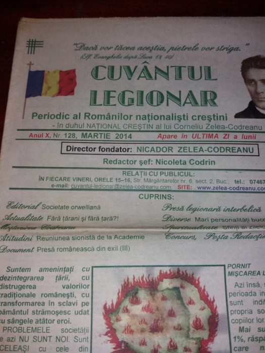 CUVANTUL LEGIONAR 32 DE NUMERE VEZI DESCRIEREA !