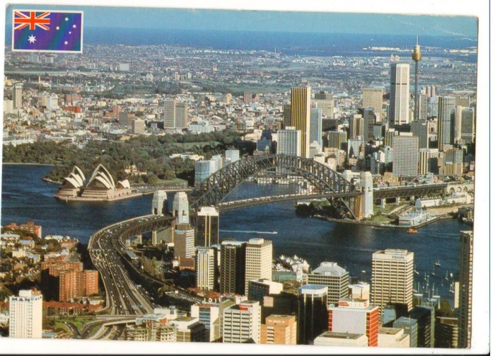 CPI B 10243 CARTE POSTALA - SYDNEY, AUSTRALIA. MARFURI EXPORTATE, RANG MONDIAL