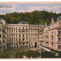 CPI B 10240 CARTE POSTALA - KARLSBAD. GRAND HOTEL PUP, KARLOVY VARY, CEHIA, 1933