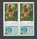 (No2)-timbre-(L.P.834)-Romania 1973 -Ziua marcii postale romanesti