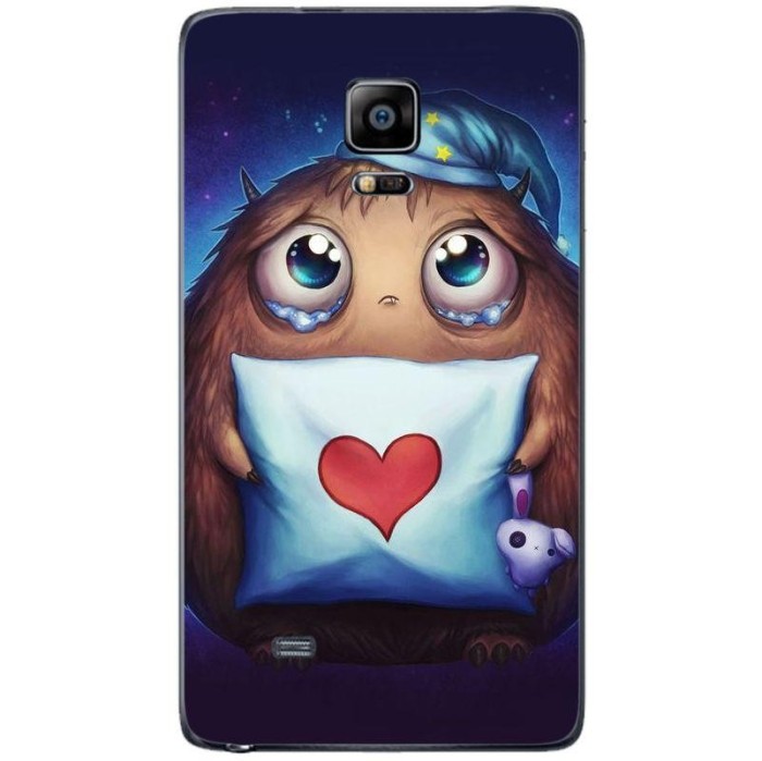 Husa Cute Sleepy Monster Anime SAMSUNG Galaxy Note 4 Edge foto mare Husa Cute Sleepy Monster Anime SAMSUNG Galaxy Note 4 Edge foto mare