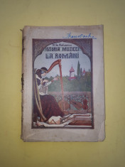 ISTORIA MUZICII LA ROMANI = M POSLUSNICU = AN 1928 - deslipita foto
