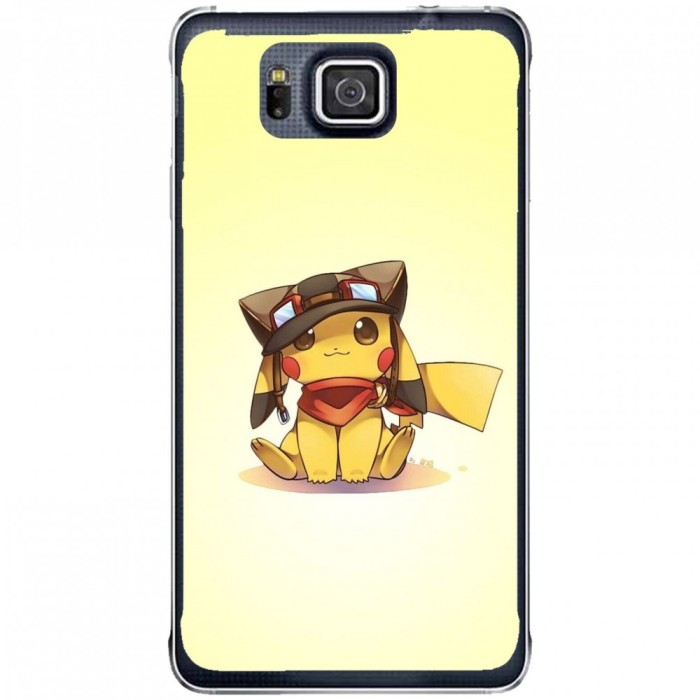 Husa Cute Pikachu Samsung Galaxy Alpha G850 foto mare Husa Cute Pikachu Samsung Galaxy Alpha G850 foto mare