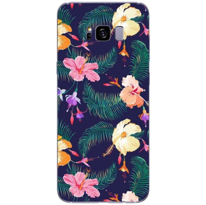 Husa Cute Retro Flowers SAMSUNG Galaxy S8 Plus foto mare Husa Cute Retro Flowers SAMSUNG Galaxy S8 Plus foto mare