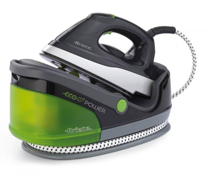 Statie de calcat cu aburi Ariete Ecopower 6422 2400W 1.5 Litri Negru Verde foto mare Statie de calcat cu aburi Ariete Ecopower 6422 2400W 1.5 Litri Negru Verde foto mare