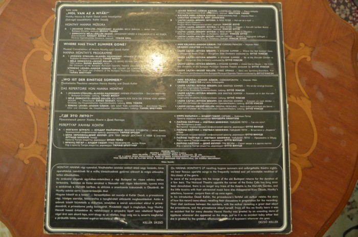 Disc vinil Honthy Hanna – Hol Van Az A Nyár? Qualiton – SLPX 16590 foto mare Disc vinil Honthy Hanna – Hol Van Az A Nyár? Qualiton – SLPX 16590 foto mare