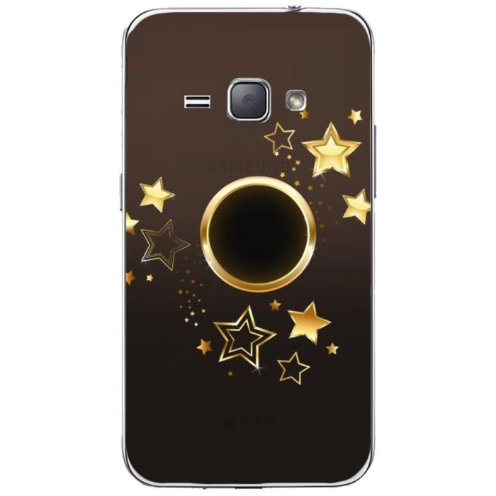 Husa Goldy Star SAMSUNG Galaxy J1 2016 foto mare Husa Goldy Star SAMSUNG Galaxy J1 2016 foto mare