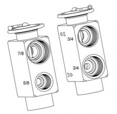 Supapa expansiune, clima MERCEDES-BENZ W123 NRF 38391 foto