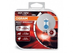 Set de 2 becuri Osram Night Breaker Laser, H7, 12V, 55W foto
