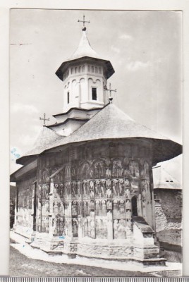 bnk cp Biserica manastirii Vatra Moldovitei - Vedere - necirculata foto