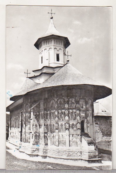 bnk cp Biserica manastirii Vatra Moldovitei - Vedere - necirculata