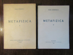 METAFIZICA -NAE IONESCU( 2 VOL) foto