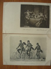 Scene animate - lot 5 carti postale vechi ( G. Heuer &amp;amp; Kirmse - Germania ) foto